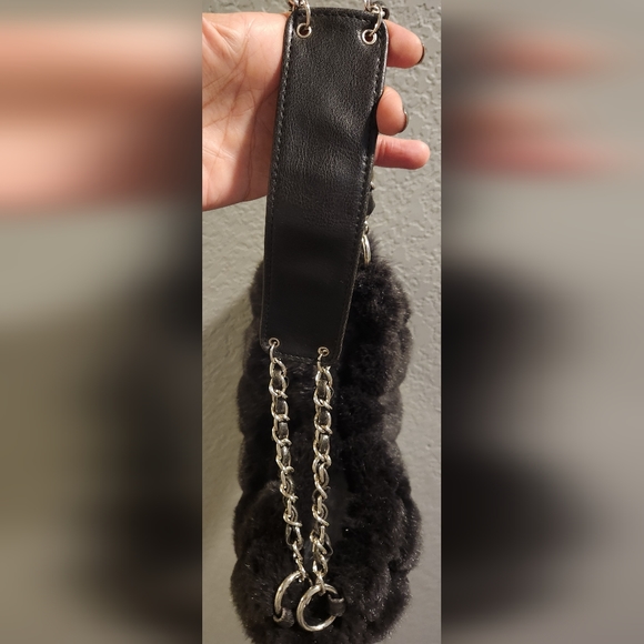 Beautiful Quilted Faux Fur Hobo Bag - Picture 7 of 16